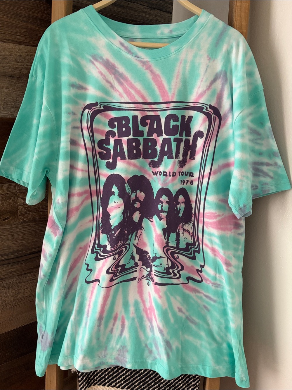 🆕 Black Sabbath Tie Dye Band Tee